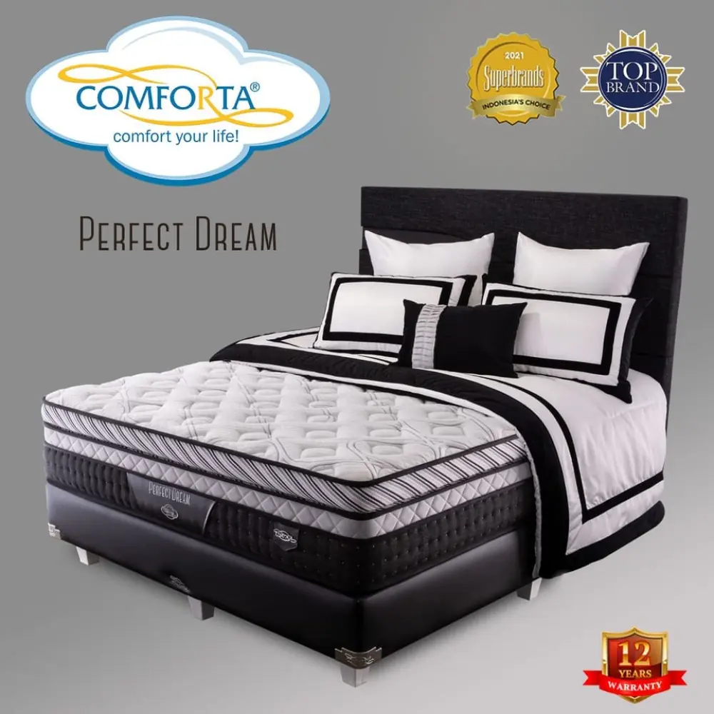 Spring Bed Comforta Super Pedic Full Bed Set 160 180 200 90